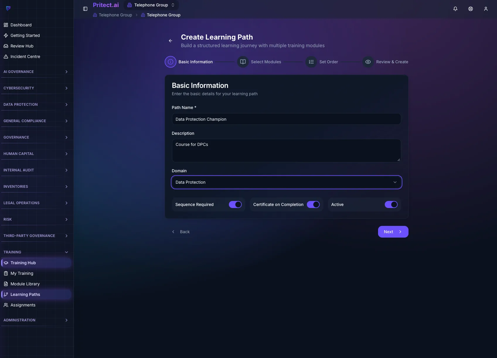 Learning Path - Basic Information