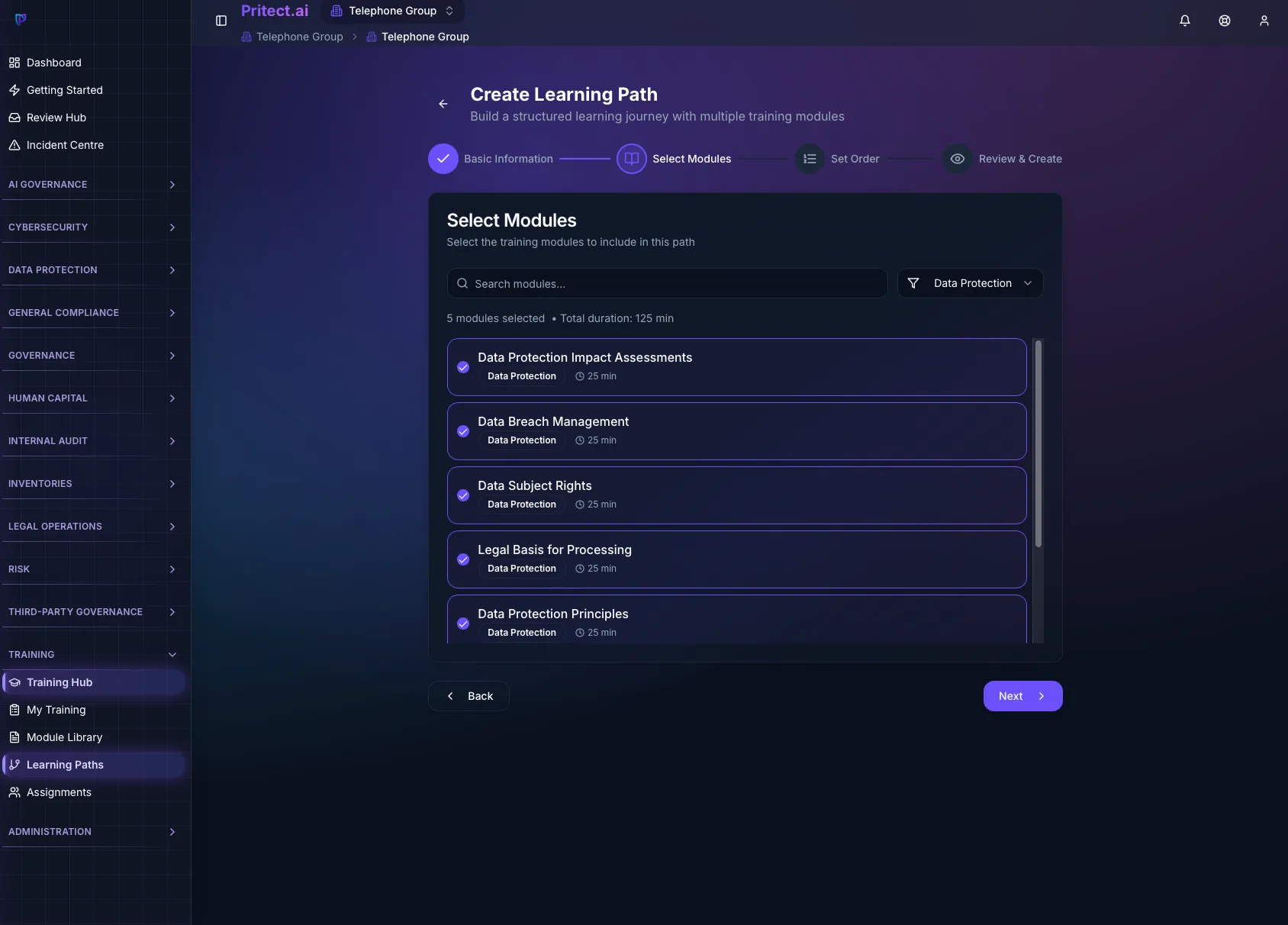 Learning Path - Select Modules